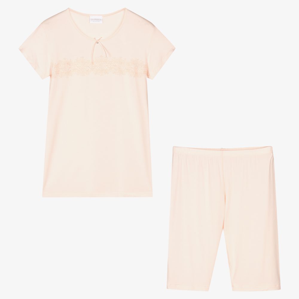 Offers la perla Sale ○ Teen Pink Cotton Short Pyjamas at low